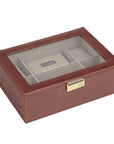 Stackers Classic 8 Watch Box Brown Plaid - WARDROBE - Jewellery Storage - Soko and Co