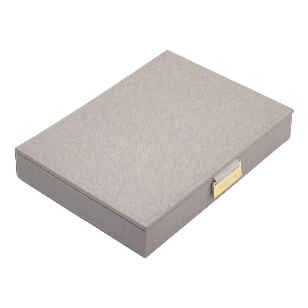 Stackers Classic Lidded Jewellery Box Taupe - WARDROBE - Jewellery Storage - Soko and Co