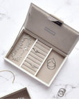 Stackers Mini Lidded Jewellery Box White - WARDROBE - Jewellery Storage - Soko and Co