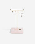 Stackers Mini T-Bar Jewellery Stand Rose Quartz - WARDROBE - Jewellery Storage - Soko and Co