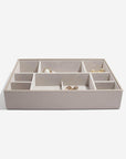 Stackers Supersize 11 Compartment Deep Jewellery Tray Taupe - WARDROBE - Jewellery Storage - Soko and Co