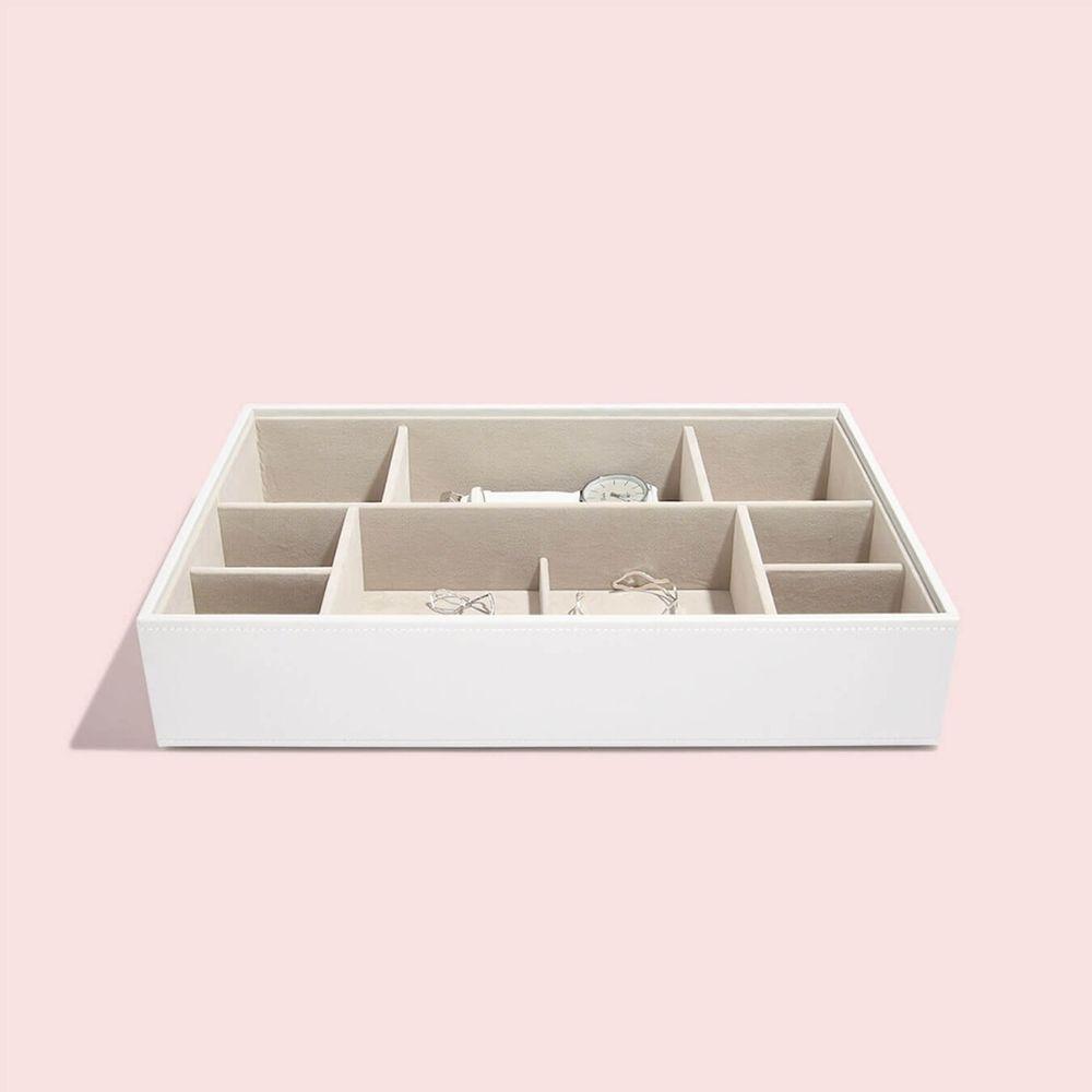 Stackers Supersize Jewellery Tray Set White - WARDROBE - Jewellery Storage - Soko and Co