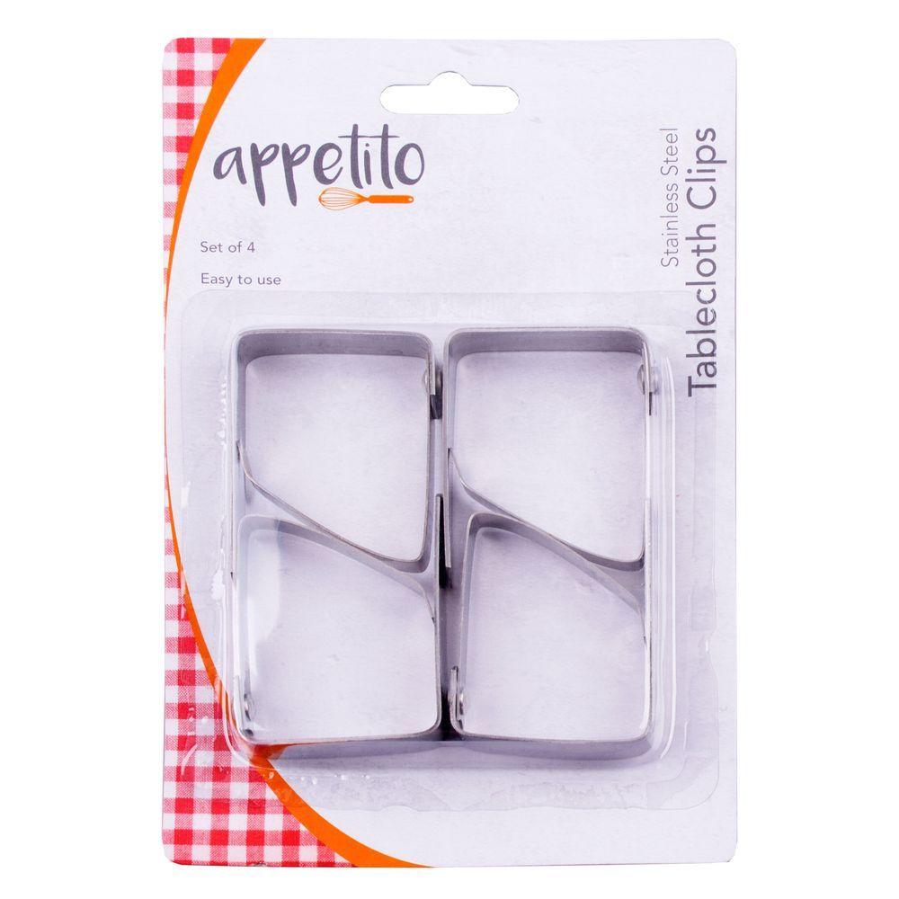 Stainless Steel Tablecloth Clips 4 Pack Soko & Co