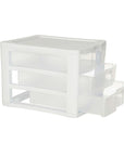 Sterilite 3 Drawer Clearview Drawer Unit White - HOME STORAGE - Office Storage - Soko and Co