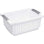 Sterilite Medium Stackable Storage Basket White - LAUNDRY - Baskets and Trolleys - Soko and Co