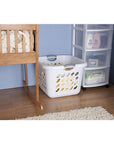 Sterilite Ultra 53L Square Laundry Basket White - LAUNDRY - Baskets and Trolleys - Soko and Co