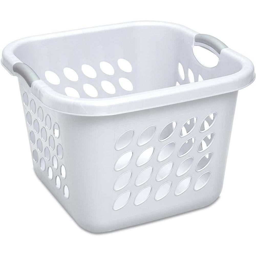 Sterilite Ultra 53L Square Laundry Basket White - LAUNDRY - Baskets and Trolleys - Soko and Co