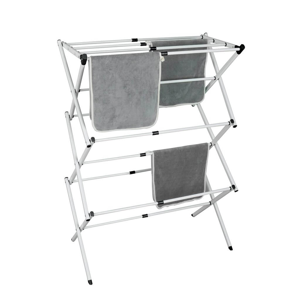 Suite Expandable Concertina Clothes Airer White - LAUNDRY - Airers - Soko and Co
