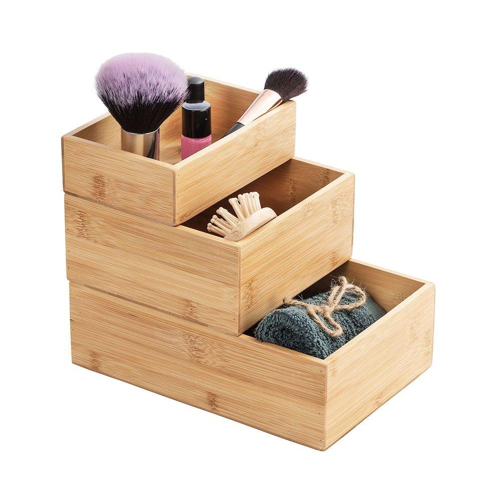 Terra Bamboo Tray Medium - BATHROOM - Makeup Storage - Soko and Co