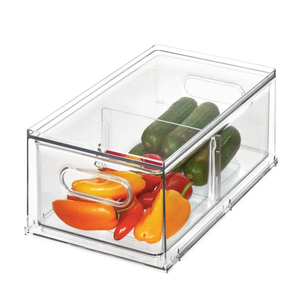 The Home Edit by iDesign 2 Compartment Divided Fridge Drawer - KITCHEN - Fridge and Produce - Soko and Co