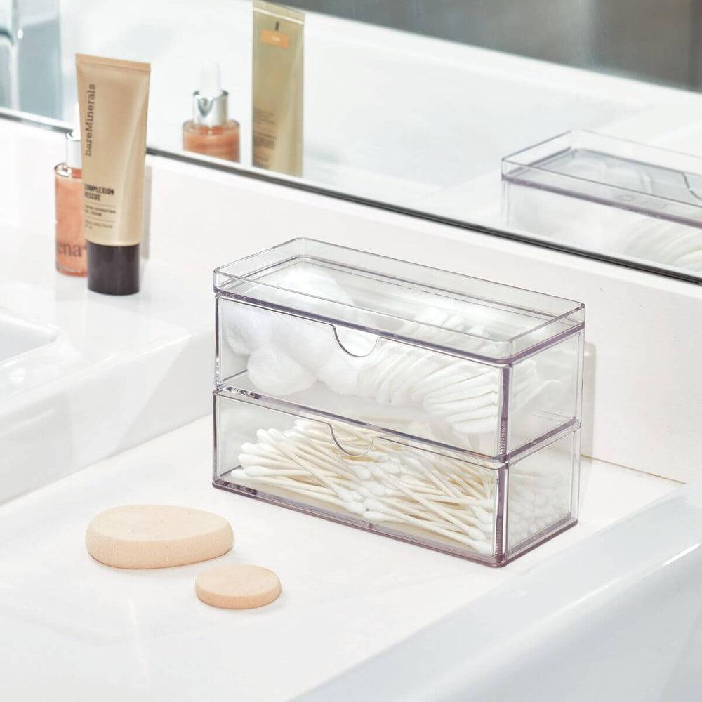 The Home Edit by iDesign Mini 2 Drawer Makeup Organiser - BATHROOM - Makeup Storage - Soko and Co