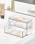 The Home Edit by iDesign Mini 2 Drawer Makeup Organiser - BATHROOM - Makeup Storage - Soko and Co