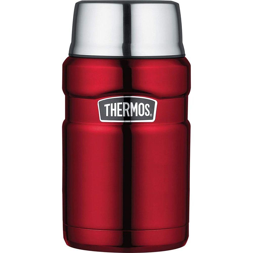 Thermos 710ml Stainless Steel Insulated Food Jar Red - LIFESTYLE - Lunch - Soko and Co