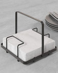 Tokyo Napkin Holder Matte Black - KITCHEN - Bench - Soko and Co