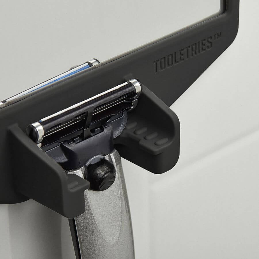 Tooletries Suction Shaving Mirror & Razor Holder - BATHROOM - Suction - Soko and Co