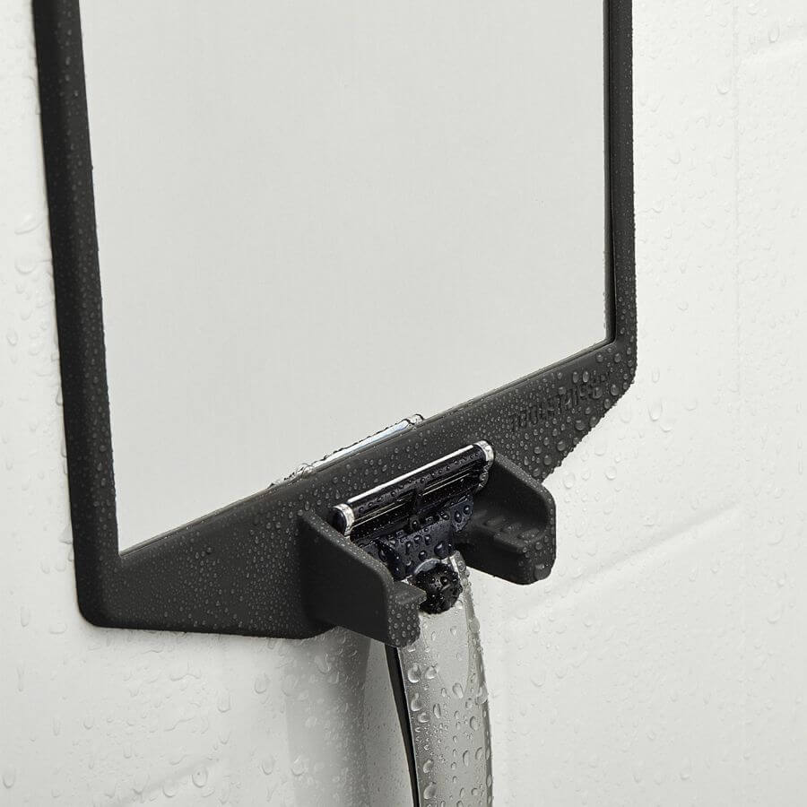 Tooletries Suction Shaving Mirror & Razor Holder - BATHROOM - Suction - Soko and Co