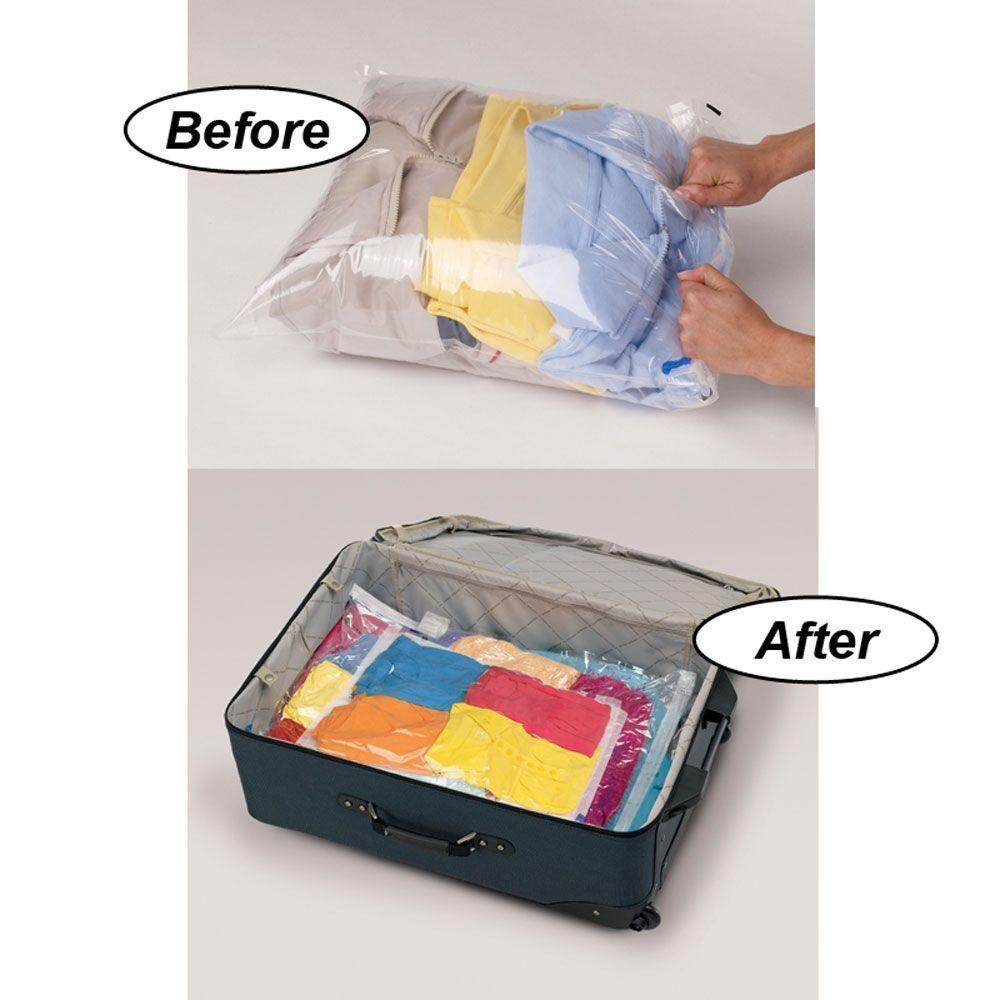 Buy Wolblix Vacuum Storage Sealer Bags (12 Large) for Clothes, Dress,  Winter Coats, Blankets, Pillows Comforters for Travel Space Saver Seal Compression  Bags Hand Pump Included. Online at Best Prices in India -