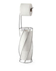 Twist Toilet Roll Holder & Dispenser Chrome - BATHROOM - Toilet Roll Holders - Soko and Co