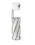 Twist Toilet Roll Holder & Dispenser Matte Black - BATHROOM - Toilet Roll Holders - Soko and Co