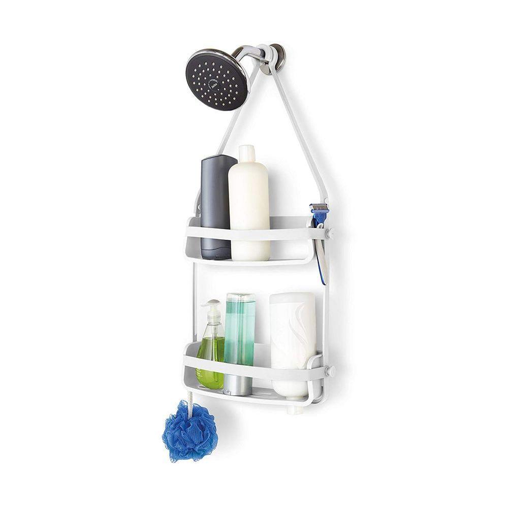 Umbra Flex Silicone Shower Caddy White - BATHROOM - Shower Caddies - Soko and Co