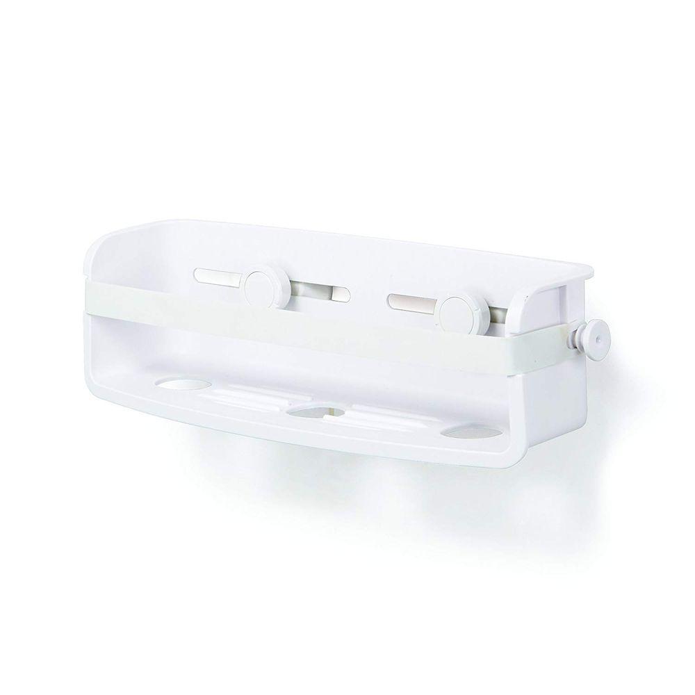 Umbra Flex Suction Shower Basket White - BATHROOM - Suction - Soko and Co