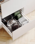 Umbra Peggy Pot & Lid Drawer Organiser 2 Pack Charcoal - KITCHEN - Cutlery Trays - Soko and Co