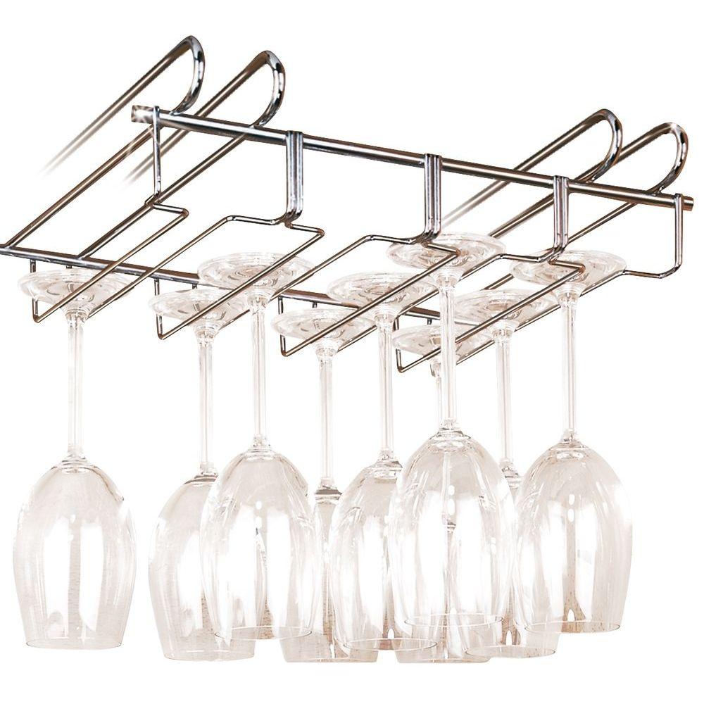 Under Shelf Wine Glass Rack for 12 Glasses - WINE - Glass Holders and Racks - Soko and Co