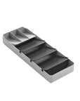 Uni Fit Adjustable Compact Cutlery Tray Grey - KITCHEN - Cutlery Trays - Soko and Co