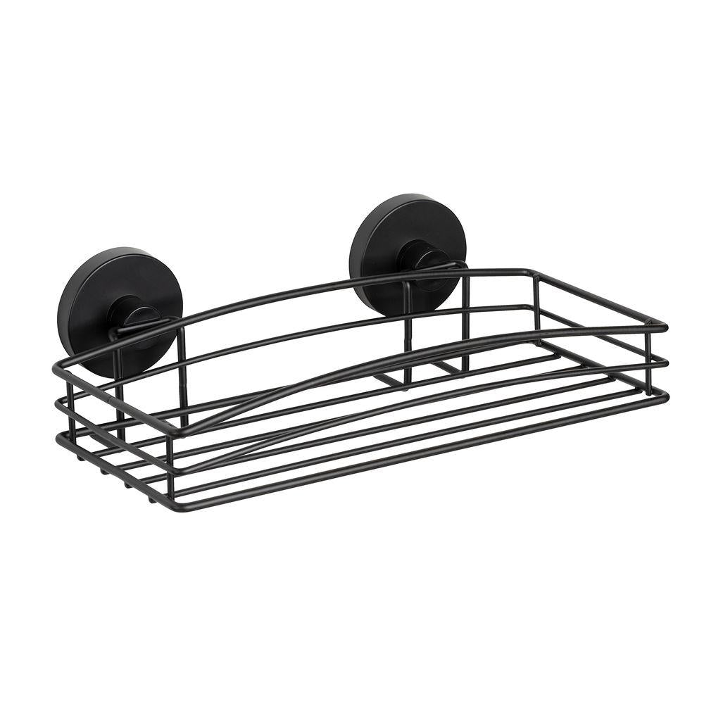 Vac Lock Suction Shower Shelf Matte Black - BATHROOM - Suction - Soko and Co