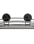 Vac Lock Suction Shower Shelf Matte Black - BATHROOM - Suction - Soko and Co