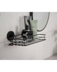 Vac Lock Suction Shower Shelf Matte Black - BATHROOM - Suction - Soko and Co