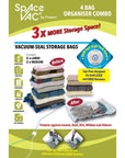 Vacuum Seal Storage Bag Combo 4 Pack - WARDROBE - Storage - Soko and Co