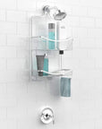 Venus 2 Tier Aluminium Shower Caddy - BATHROOM - Shower Caddies - Soko and Co
