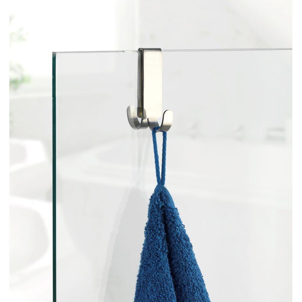 Vieste Double Shower Hook Matte Steel