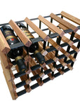 Vino Stack 20 Pocket Mahogany Wine Rack - WINE - Wine Racks - Soko and Co
