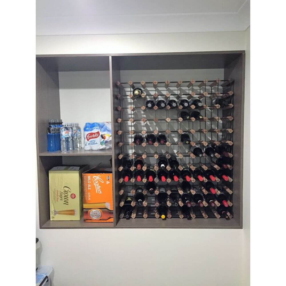 Vino Stack 25 Pocket Mahogany Wine Rack | Soko & Co