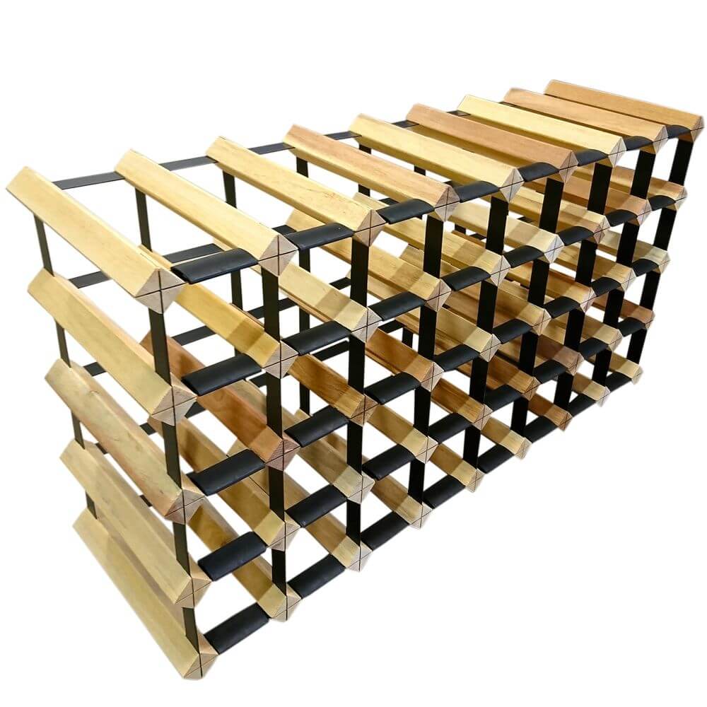 Vino Stack 32 Pocket Mahogany Wine Rack | Soko & Co