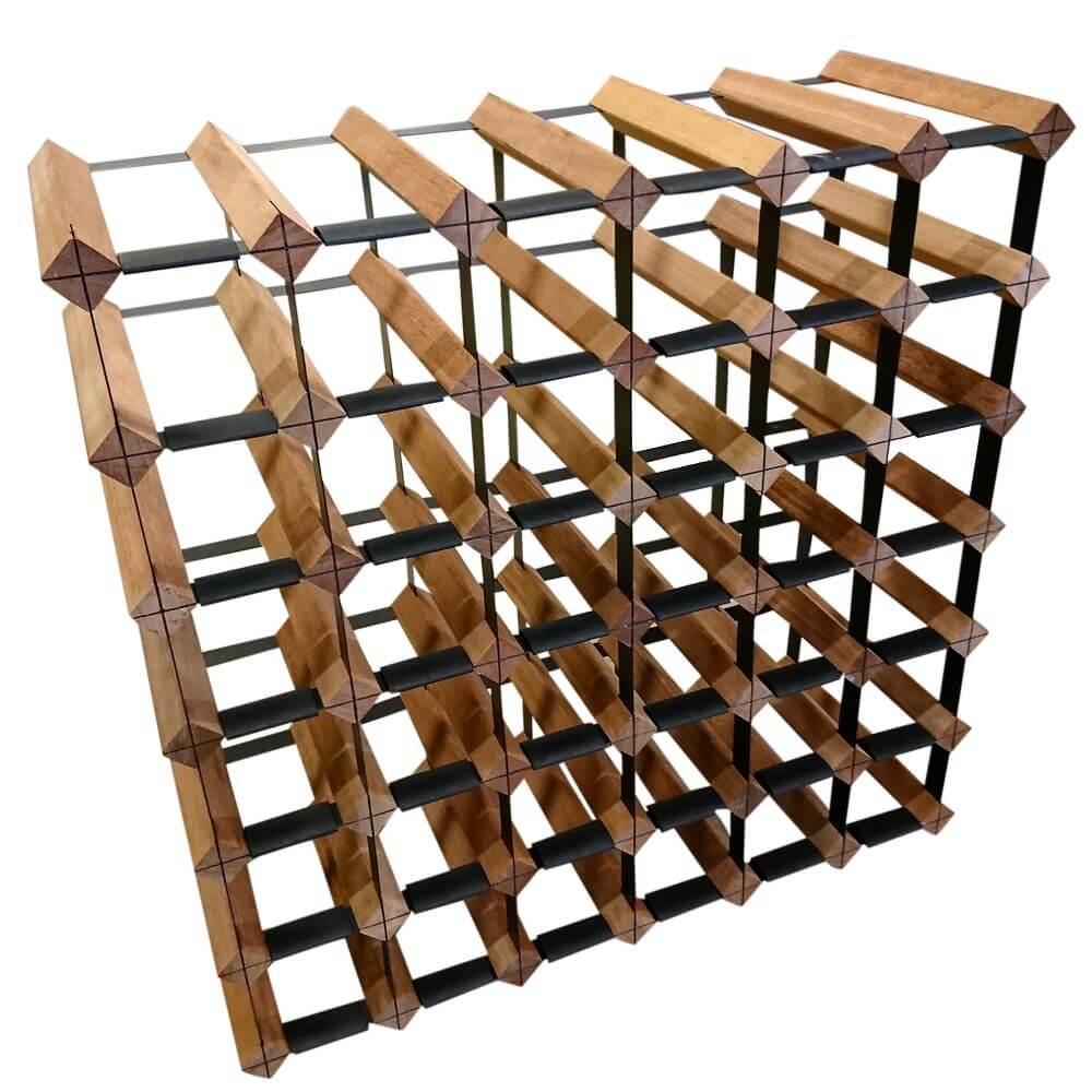 Vino Stack 36 Pocket Mahogany Wine Rack - WINE - Wine Racks - Soko and Co
