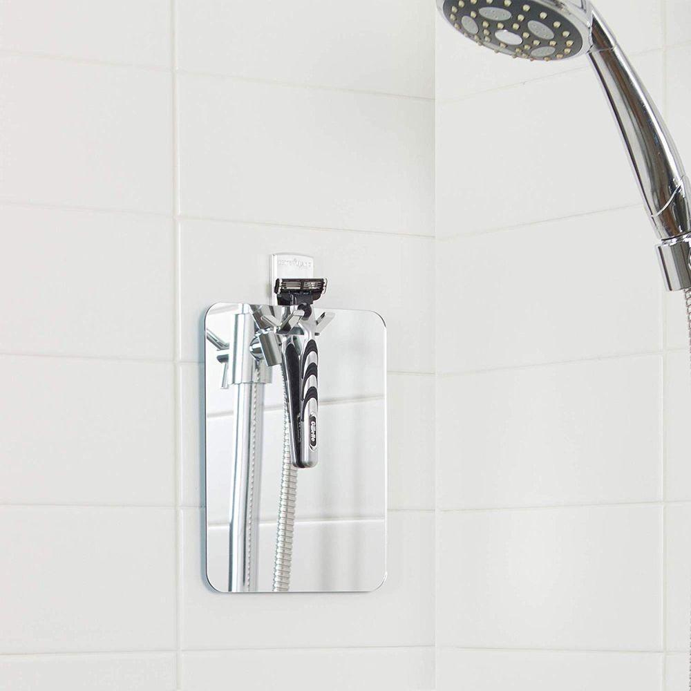 Viso Shower Shaving Mirror with Razor Hook - BATHROOM - Mirrors - Soko and Co