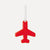 Vivid Aeroplane Luggage Tag Red - LIFESTYLE - Travel and Outdoors - Soko and Co
