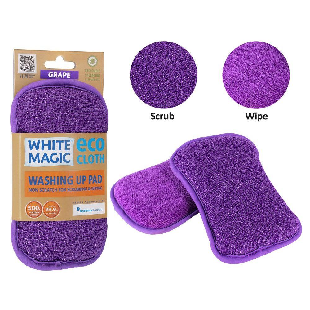 White Magic Eco Dish Washing Sponge Grape - KITCHEN - Sink - Soko and Co