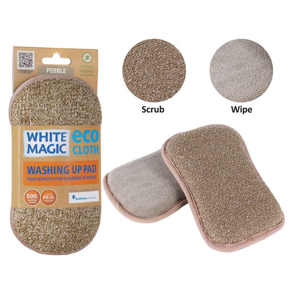 White Magic Eco Dish Washing Sponge Pebble - KITCHEN - Sink - Soko and Co