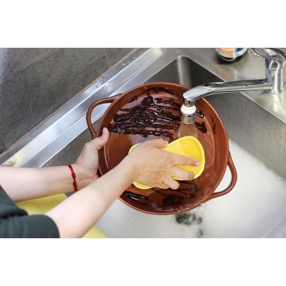 White Magic Eco Dish Washing Sponge Tangerine - KITCHEN - Sink - Soko and Co