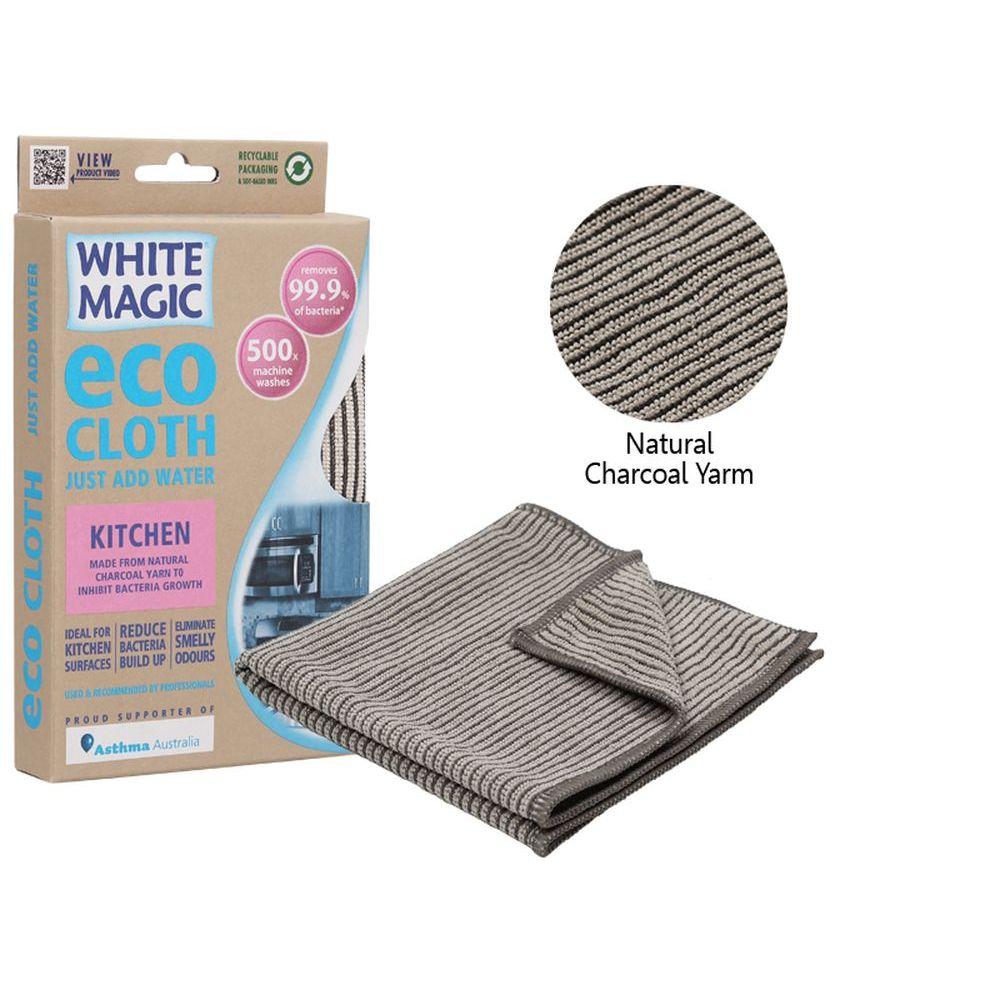 White Magic Microfibre Kitchen Eco Cloth - LAUNDRY - Cleaning - Soko and Co