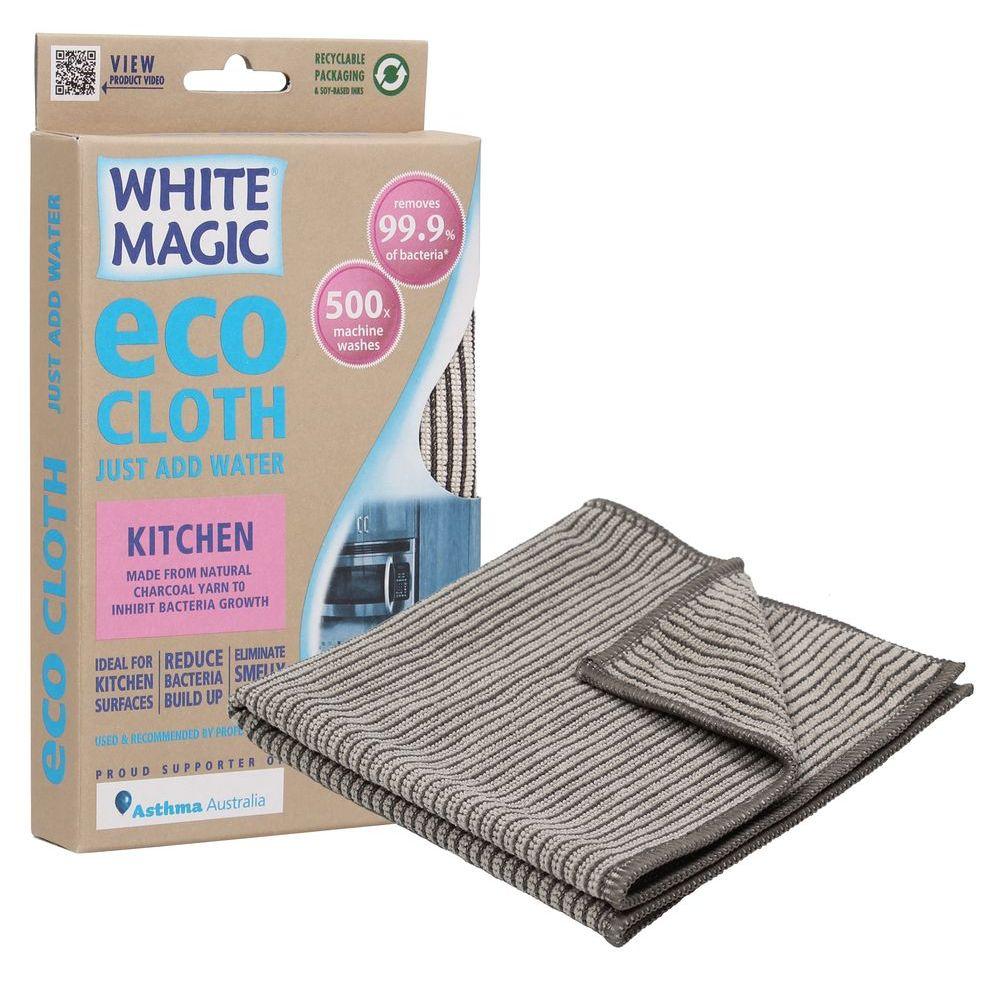 White Magic Microfibre Kitchen Eco Cloth - LAUNDRY - Cleaning - Soko and Co