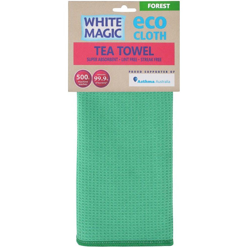 White Magic Microfibre Tea Towel Forest - KITCHEN - Sink - Soko and Co