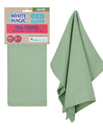 White Magic Microfibre Tea Towel Olive Green - KITCHEN - Sink - Soko and Co