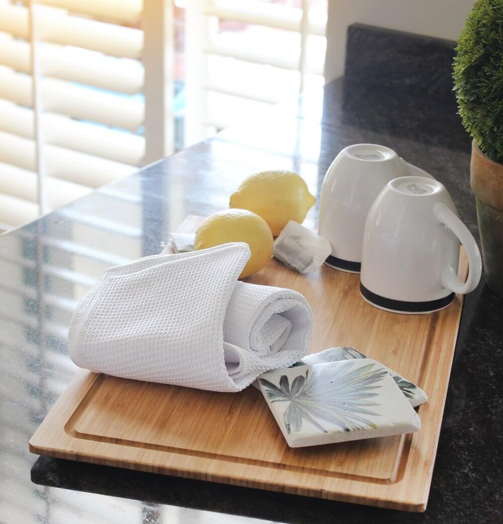 White Magic Microfibre Tea Towel Snow White - KITCHEN - Sink - Soko and Co