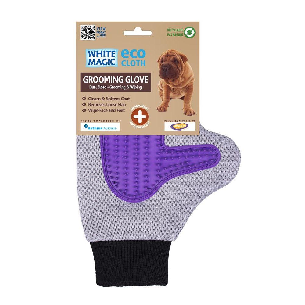 White Magic Pet Grooming Glove - LIFESTYLE - Pets - Soko and Co