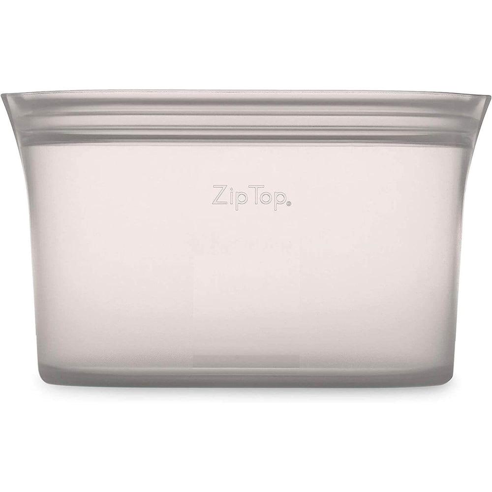 Zip Top 946ml Reusable Silicone Food Bag Grey - LIFESTYLE - Lunch - Soko and Co
